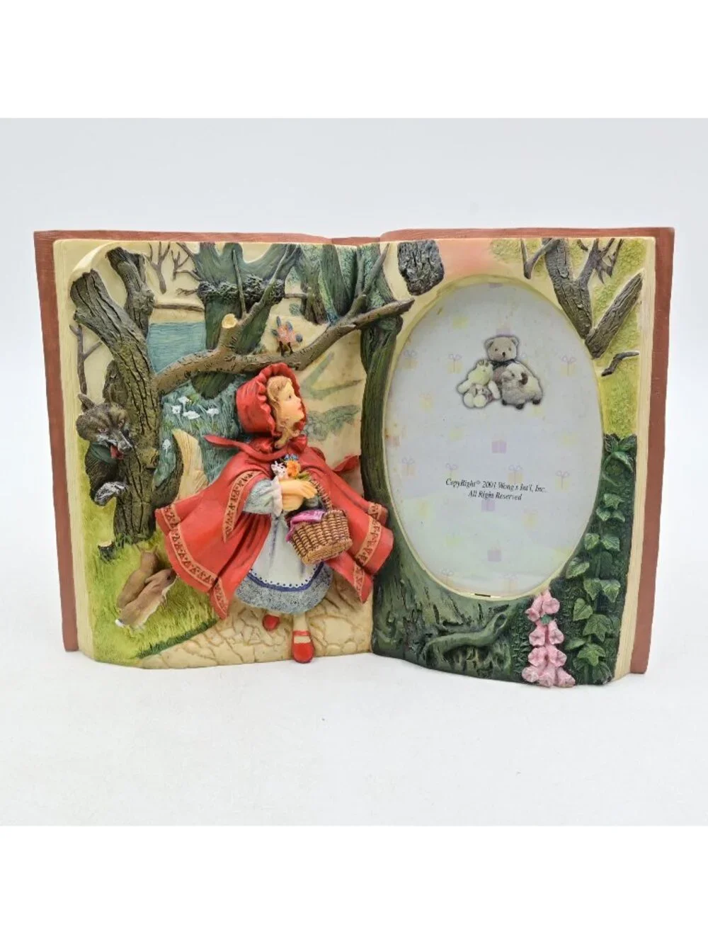 Wongs International Little Red Riding Hood Photo Frame 3D Wolf Book Fairy Tale
